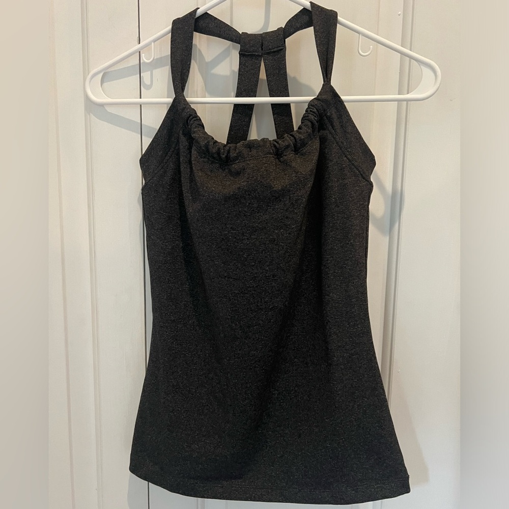 PRANA Quinn Chakra Tank Top Charcoal Heather Gray Size Small - Picture 9 of 14